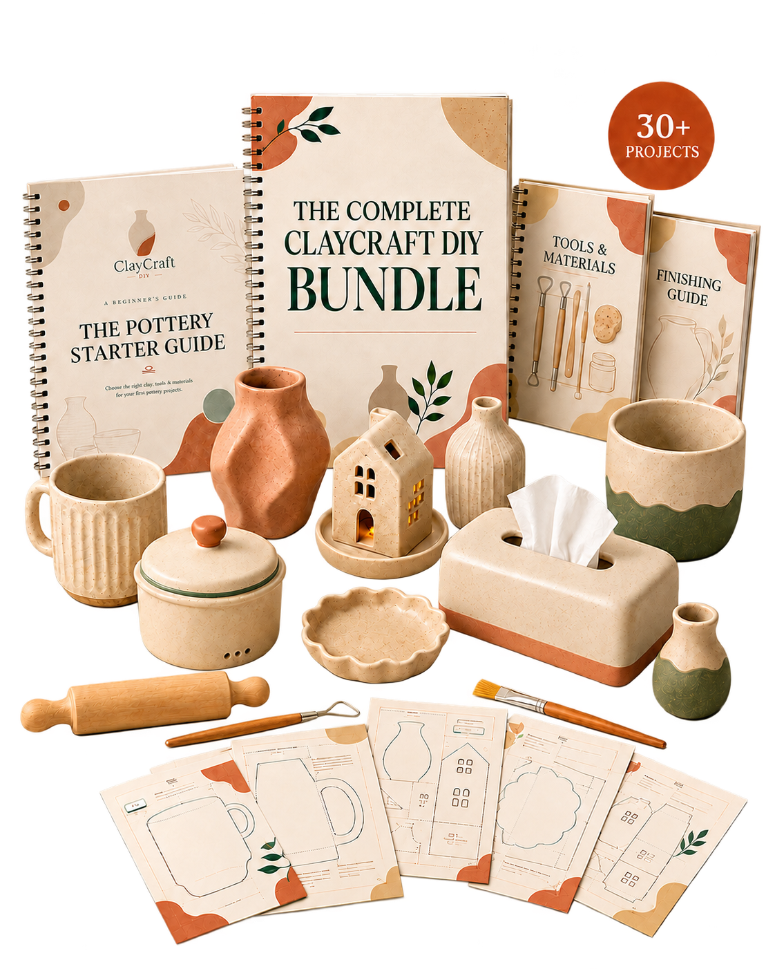The Complete ClayCraft DIY Pottery Bundle